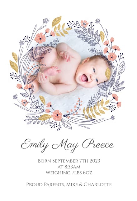 Birth Announcement Template from images.greetingsisland.com