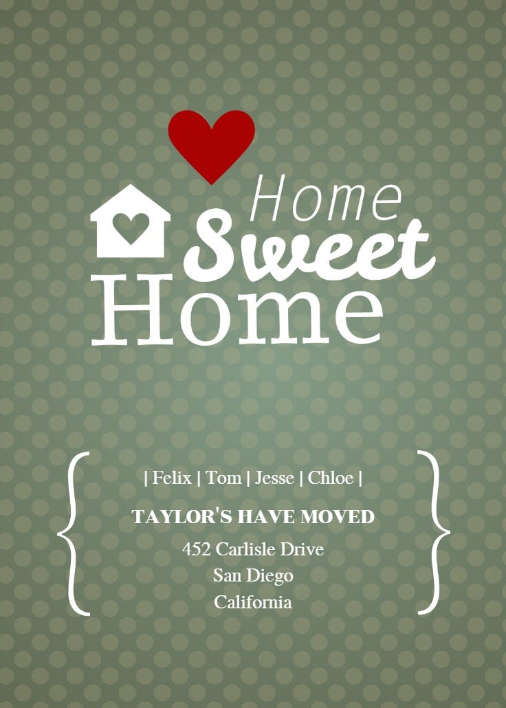 Love birds nest - birth announcement card