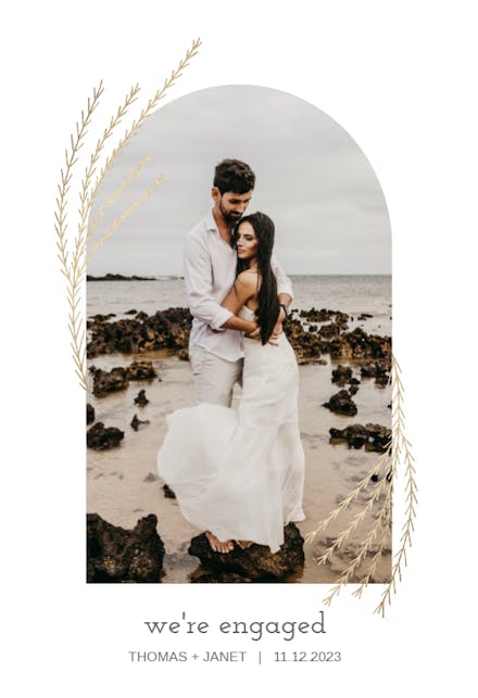 Arch with shiny branches - Anuncio De Compromiso