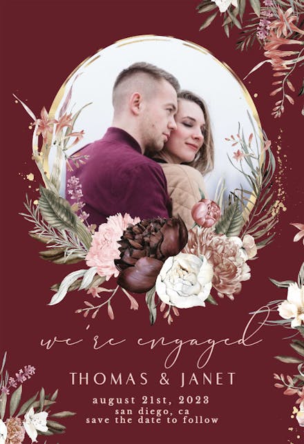 Bohemian Rose - Engagement Announcement