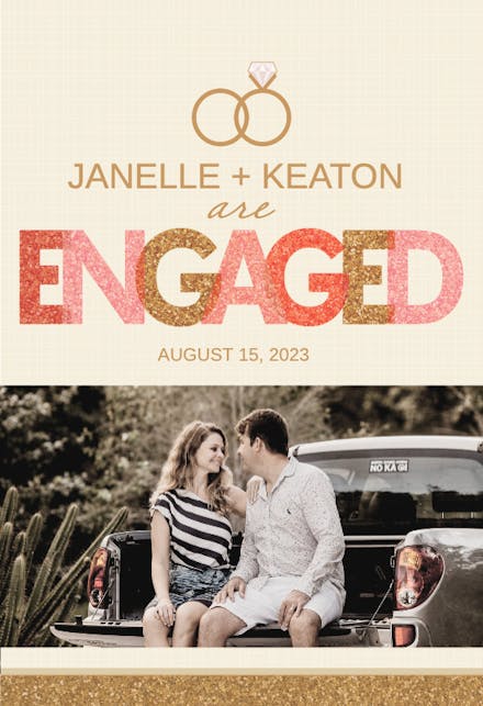 Classic Rings - Anuncio De Compromiso