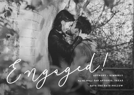 Hand lettering full photo - Anuncio De Compromiso