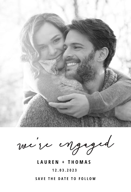 Hand written - Anuncio De Compromiso