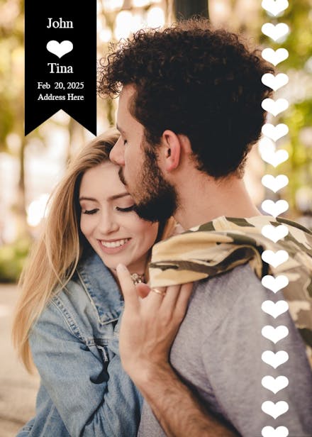 Sweet hearts - engagement announcement