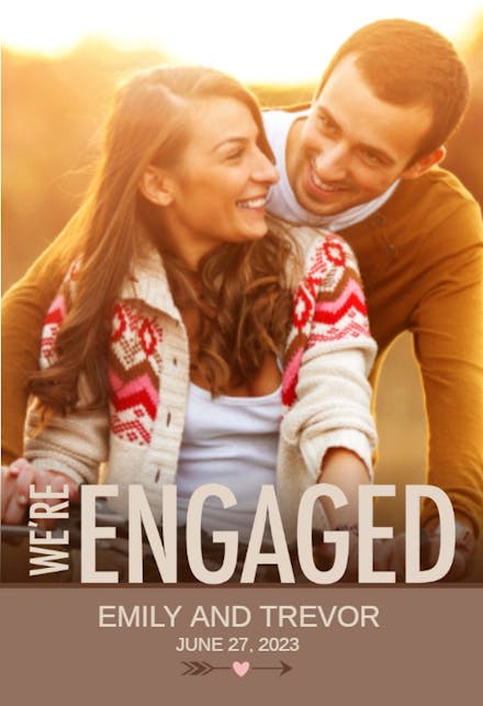 We'Re Engaged - Anuncio De Compromiso