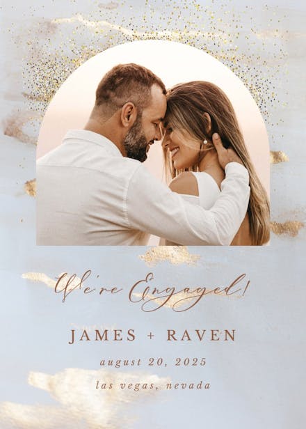 You are golden - engagement announcement