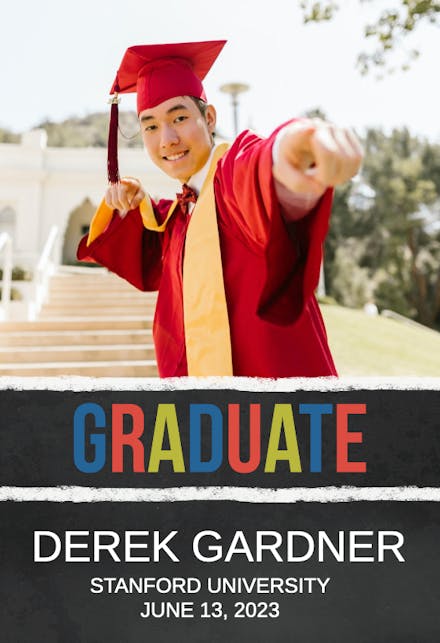 Black Board - Graduation Announcement