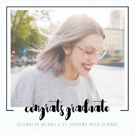 Congrats Graduate - Graduation Announcement