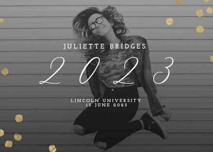 Dotted photo - Graduation Announcement