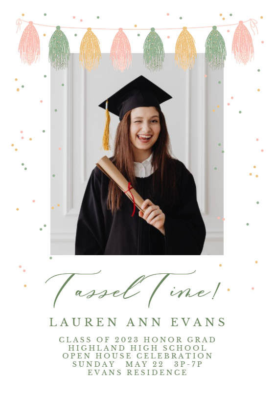 2023 Graduation Announcement Templates (Free) | Greetings Island