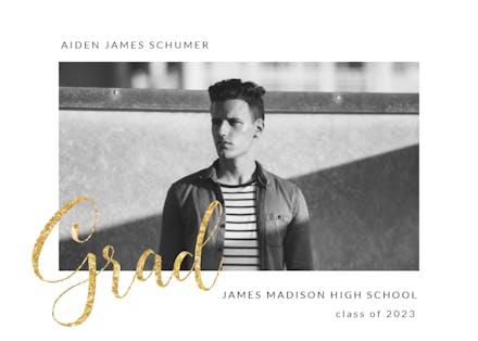 Grad - Graduation Announcement