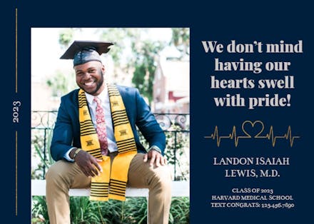 Heart Swell Doctor - Graduation Announcement