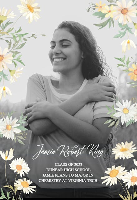 Lazy Daisy - Graduation Announcement