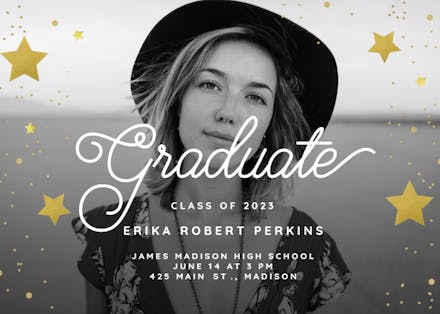 Let’s roll! - Graduation Announcement