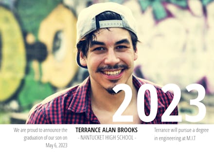 Proud Moment - Graduation Announcement