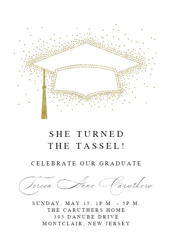 Graduation Party Invitation Templates (Free) | Greetings Island