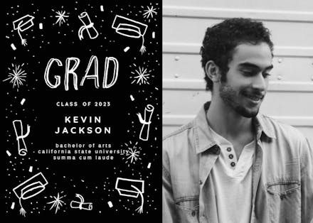 Whimsical grad - Graduation Announcement