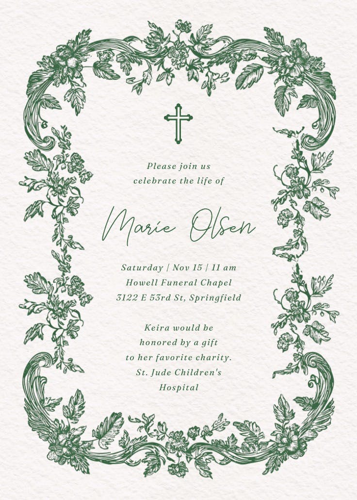 Evergreen faith - anuncio de homenaje