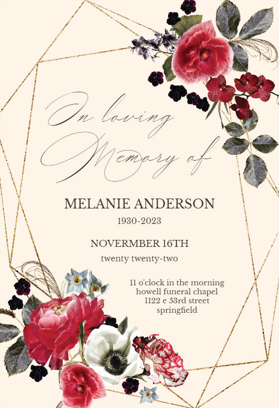 Memorial & Funeral Card Templates (Free) | Greetings Island