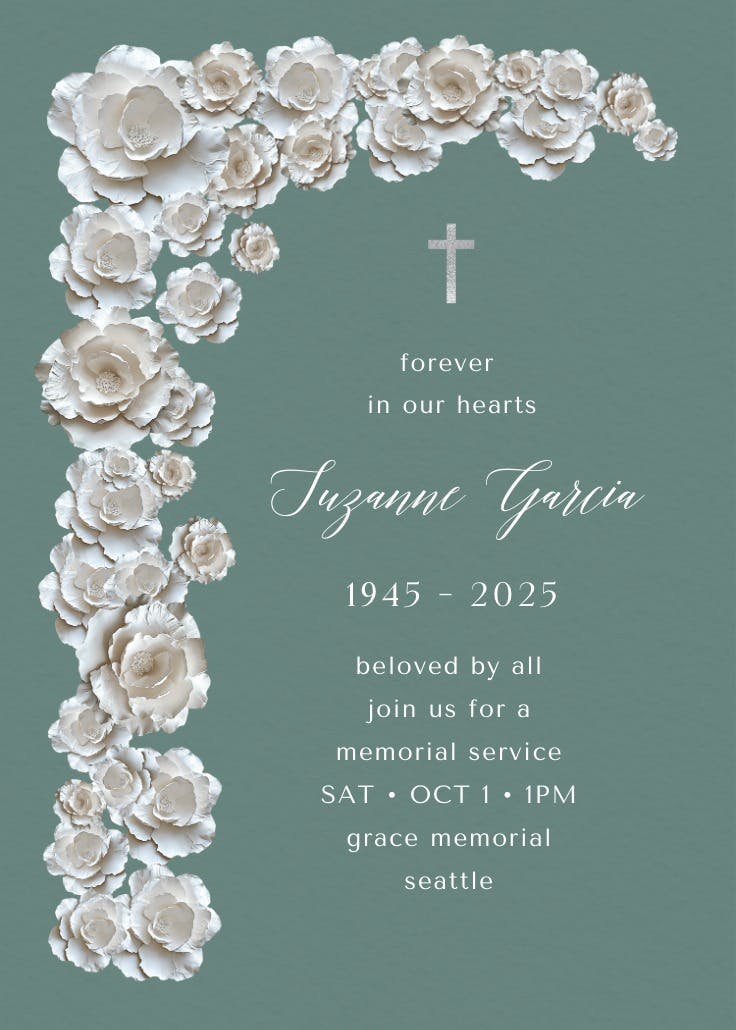 Sculptural bloom - anuncio de homenaje