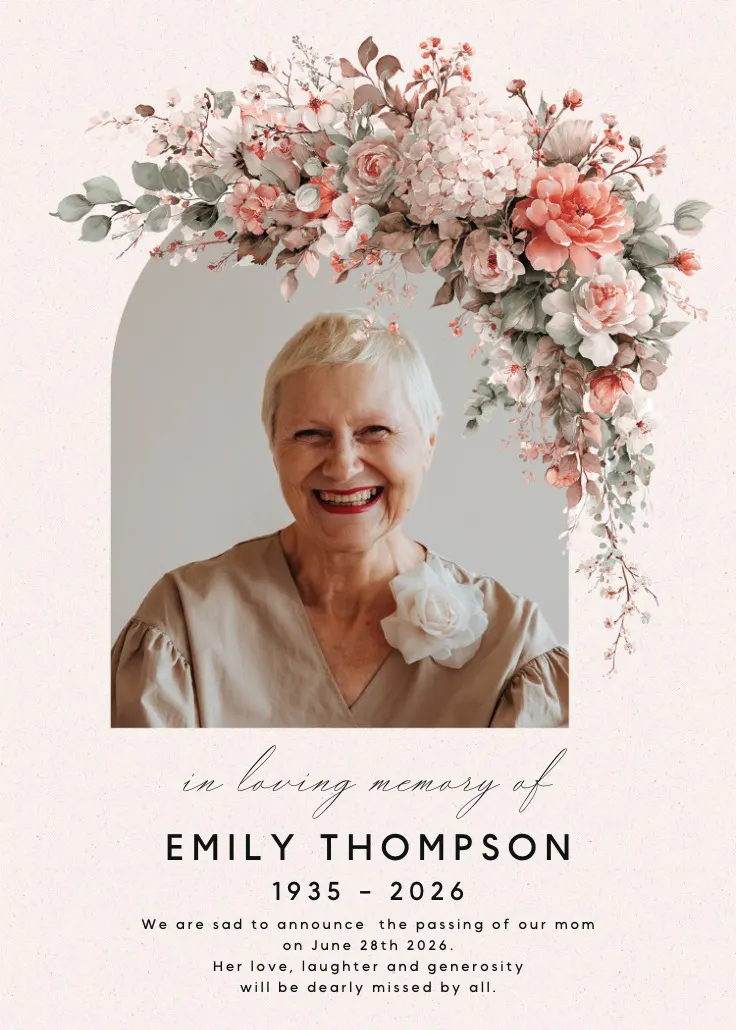 Under the arch - herdenkingskaart