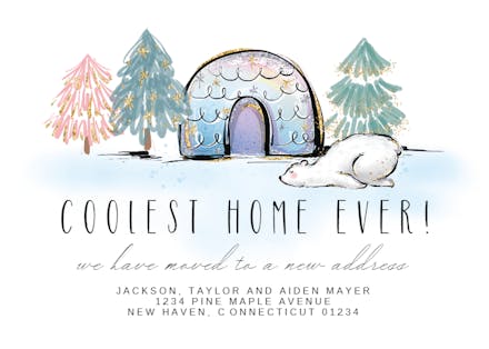 Cool Igloo - Moving Announcement