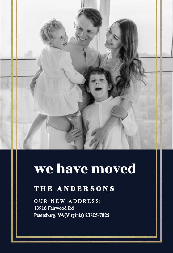 Moving Announcement Templates (Free) | Greetings Island