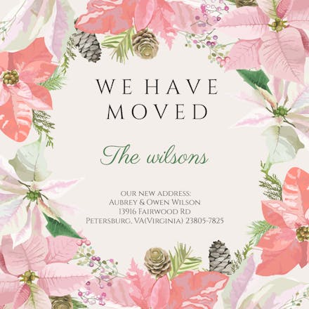 Happily Ever After - Moving Announcement