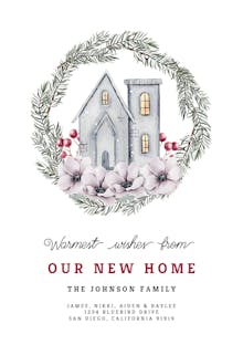 moving announcement card templates free greetings island