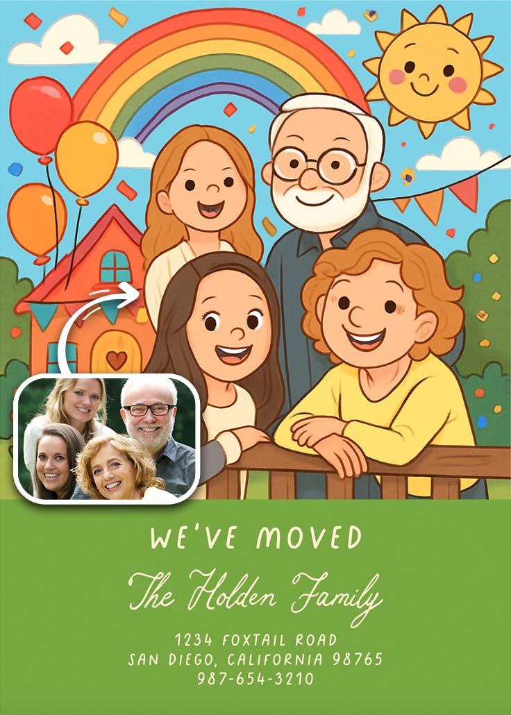 The house of smiles - moving announcement
