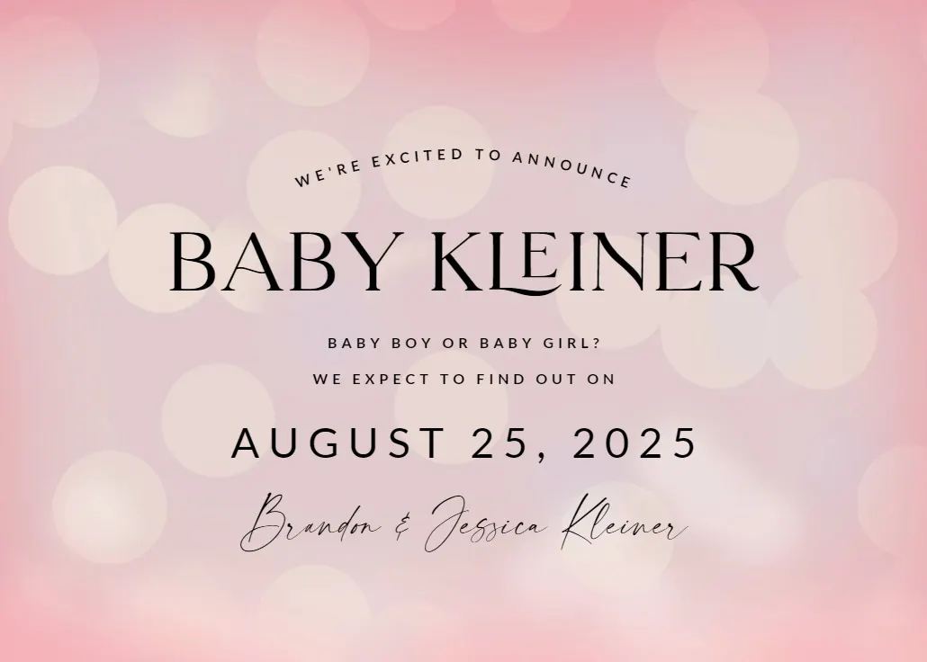 Baby’s coming - hamilelik duyurusu