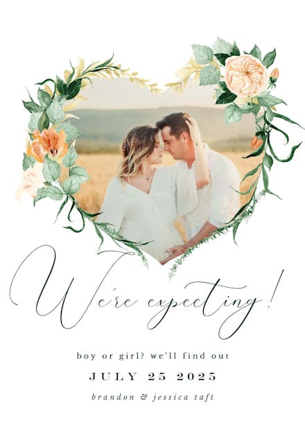 Indian summer love - pregnancy announcement