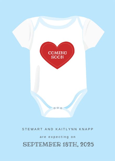 Onesie - pregnancy announcement