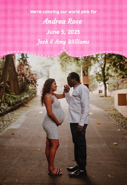 Pink World - Anuncio Para Embarazo