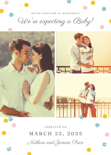 Welcome new one - pregnancy announcement