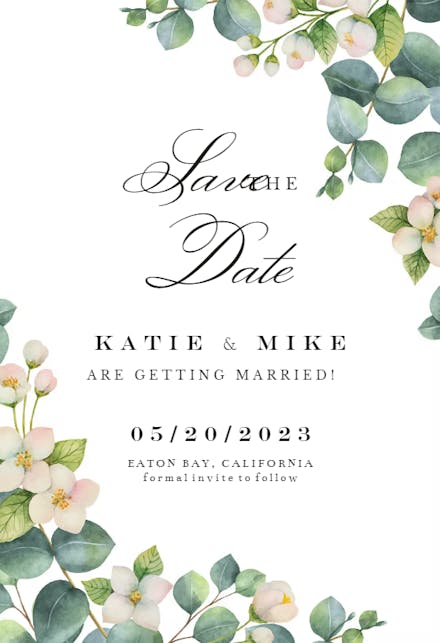 Save The Date Templates (Free) | Greetings Island