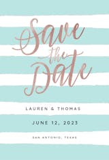 Sentimental Circle - Free Save the Date Card Template | Greetings Island