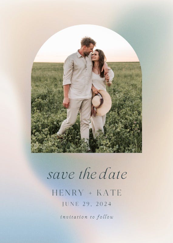 Celebration day - save the date card