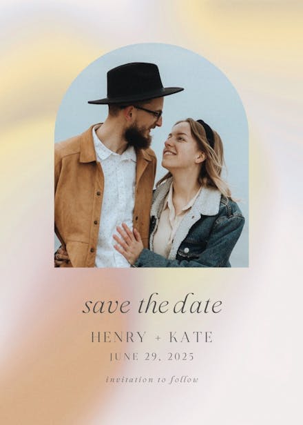 Celebration day - save the date card