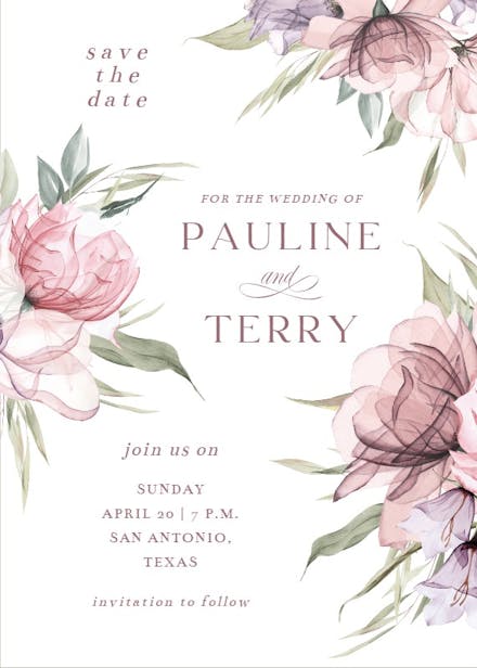 Save the Date Card Template | Greetings Island