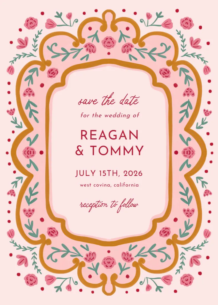 Love frame - การ์ดแจ้งวันงาน