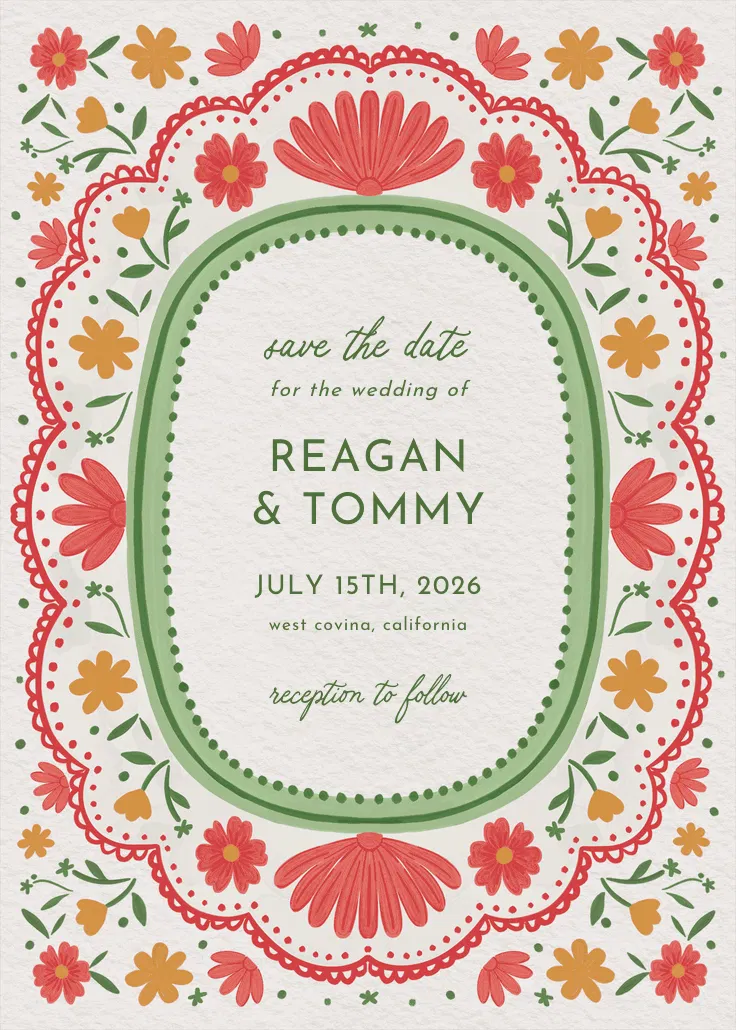 Love frame - save the date card
