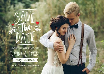 Love - Save the Date Card