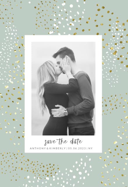 Marvelous Dots - Save the Date Card