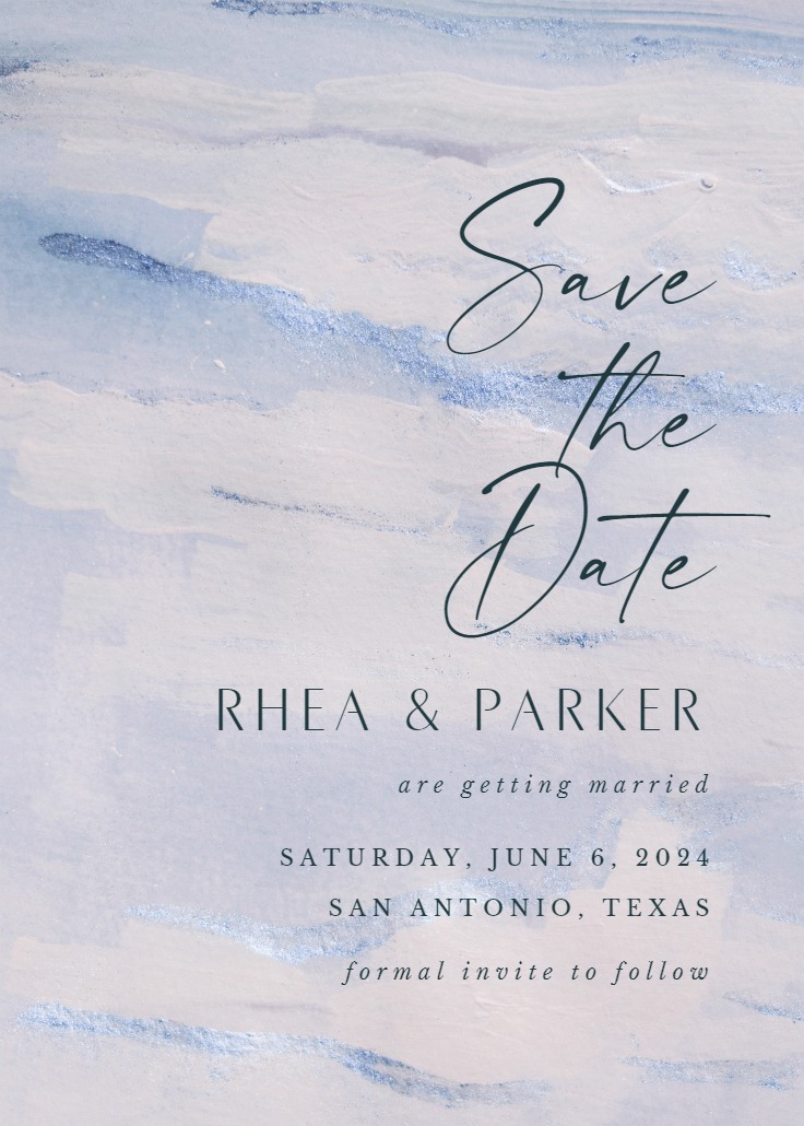 Minimal and elegant - Save the Date Card | Greetings Island