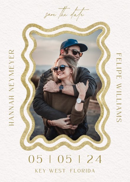 Mod frame - save the date card