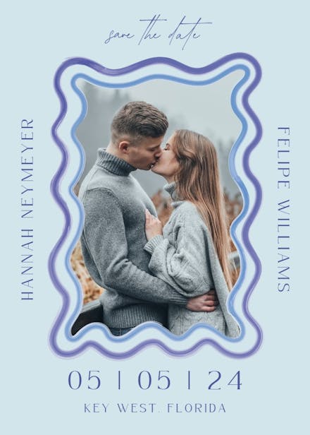 Mod frame - save the date card