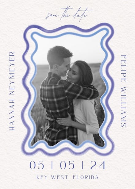 Mod frame - save the date card