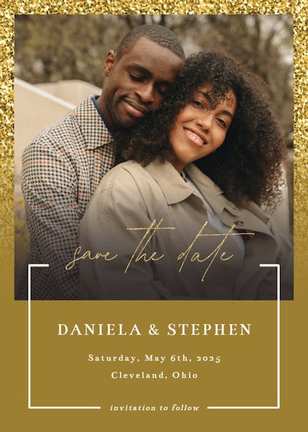 New era - save the date card