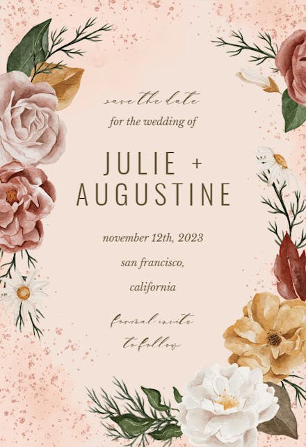 Save The Date Templates (Free) | Greetings Island